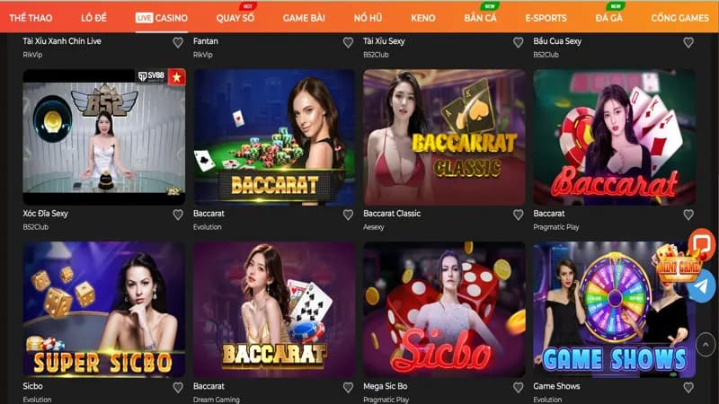 Giới thiệu SV88 sở hữu kho game casino đa dạng